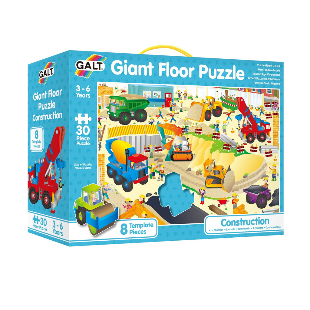 Giant Floor Puzzle - Construction Site